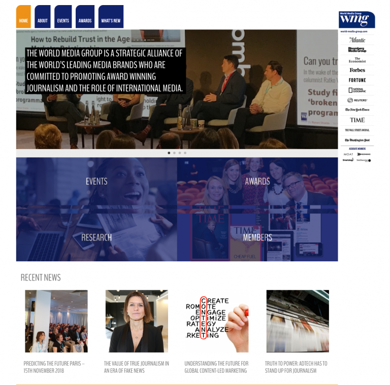 World Media Group - homepage ( cropped )